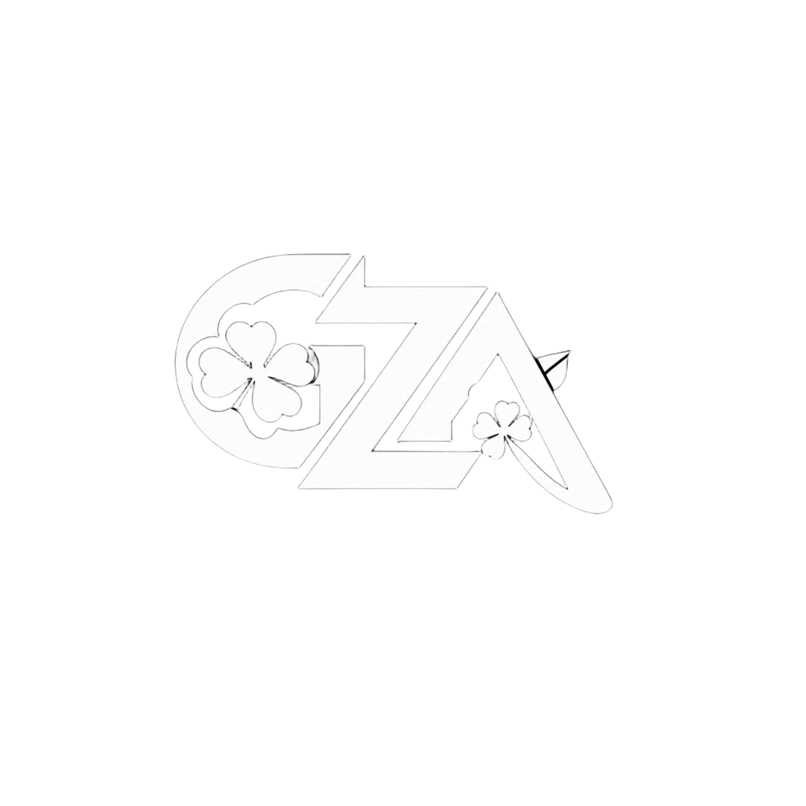 logotipo moda femenina negro y beige (sin fondo, en blanco letras)
